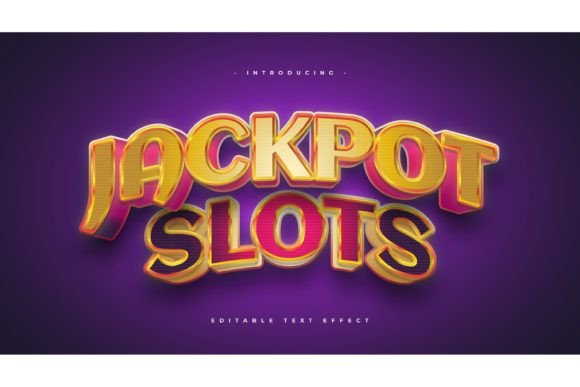 3D Casino Game Text Style Effect: Bold Typography for Maximum Impact