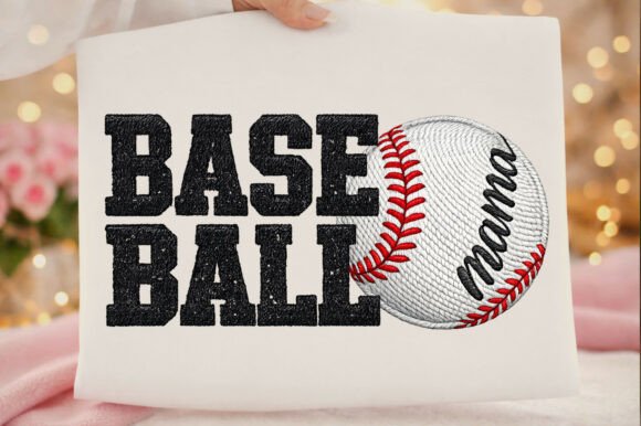 Baseball Mama Mom Mother's Day Png: A Game-Day Design Asset