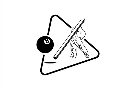 Billiard Game Board Pool Illustration: Designing with Classic Style