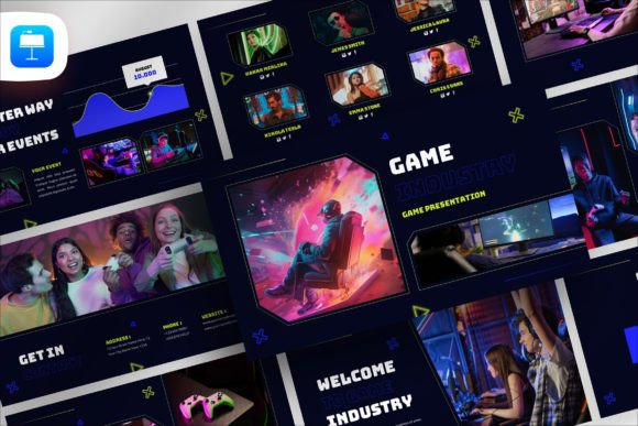 Dark Game Industry Keynote Template: Command the Room