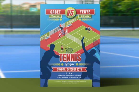 Design a Winning Match: The Tennis Game Flyer Template