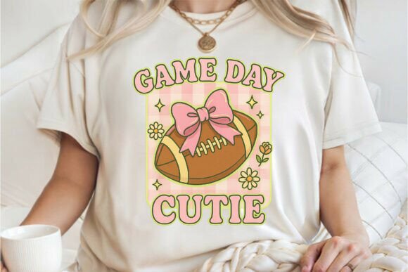 Game Day Cutie PNG: The Ultimate Football Bow Girl Design