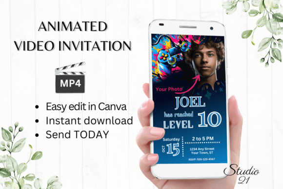 Level Up Your Party with a Digital Animated Invitation