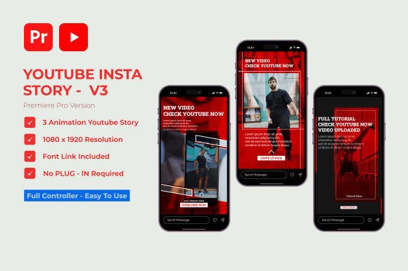 Modern Video Storytelling with YT Insta Stories for Premiere Pro