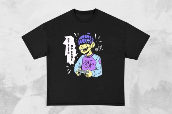 No Pain No Game: The Ultimate Funny Gaming Design for Merch
