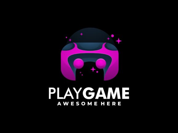 Play Game Gradient Logo: A Designer's Vector Asset