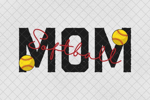 Retro Sport Mama PNG Softball Mom PNG: A Designer's Game-Day Asset